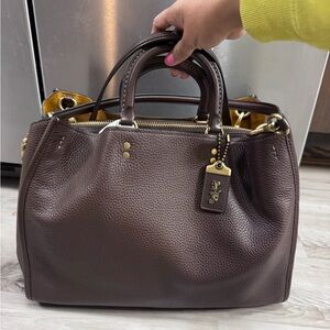 Coach rogue 39 maple brass